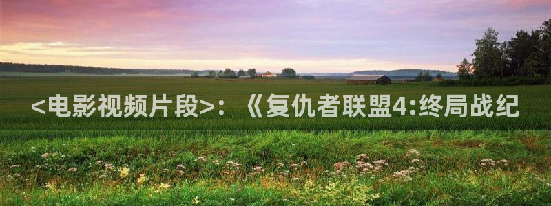 秋霞三级电影网：<电影视频片段>：《复仇者联盟4:终局战纪