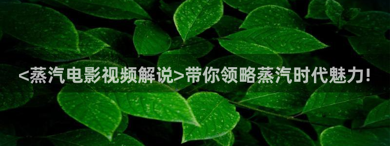 秋霞电影网神马影院：<蒸汽电影视频解说>带你领略蒸汽时代魅力!