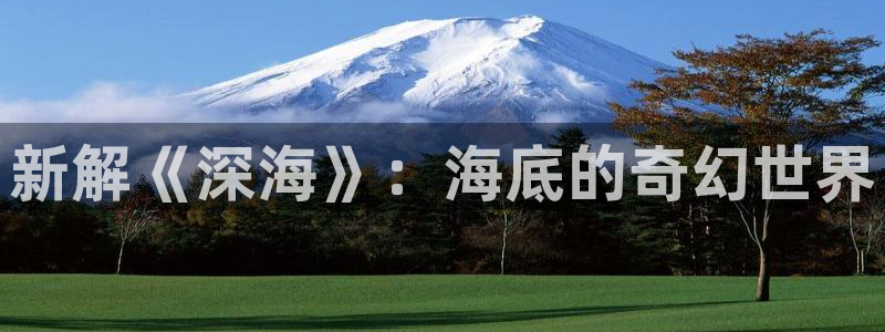 2016最新秋霞电影：新解《深海》：海底的奇幻世界